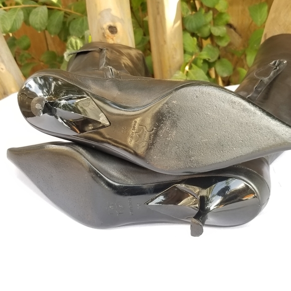 Giuseppe Zanotti gorgeous kitten heels tall knee high leather boots Size 36 - Picture 15 of 16